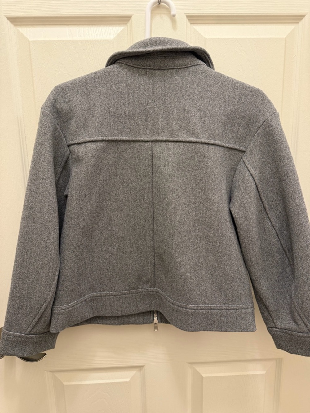 Banana Republic Factory Grey Zip Jacket - Picture 3 of 7